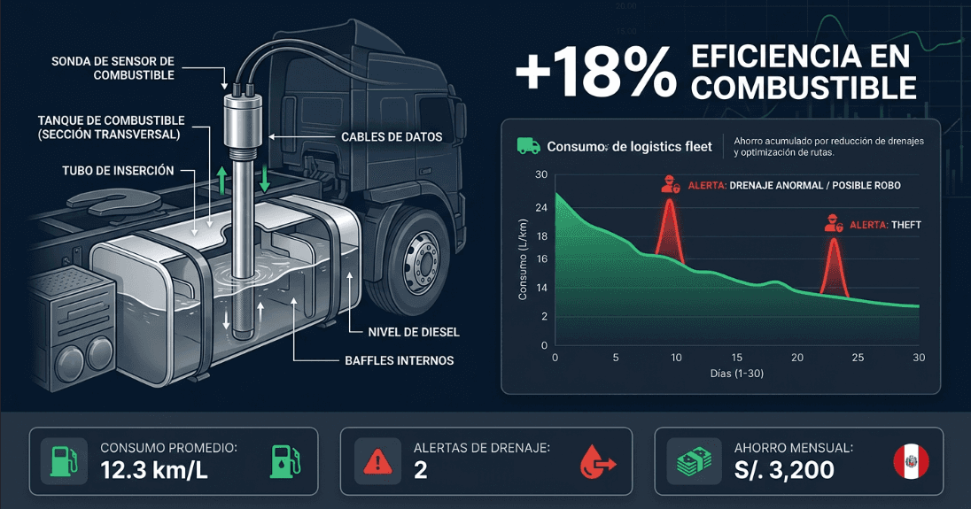 Control de combustible en flotas: cómo detectar robos y reducir costos operativos