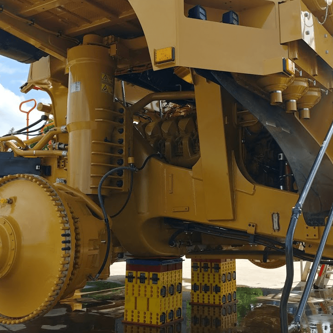 Cómo elegir bloques de soporte para mantenimiento de maquinaria pesada en minería