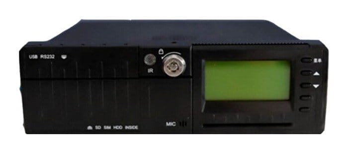 8-channel MDVR recorder with status LCD
