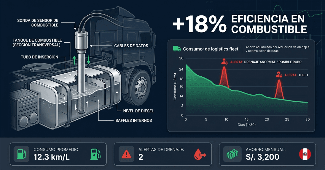 Control de combustible en flotas: cómo detectar robos y reducir costos operativos