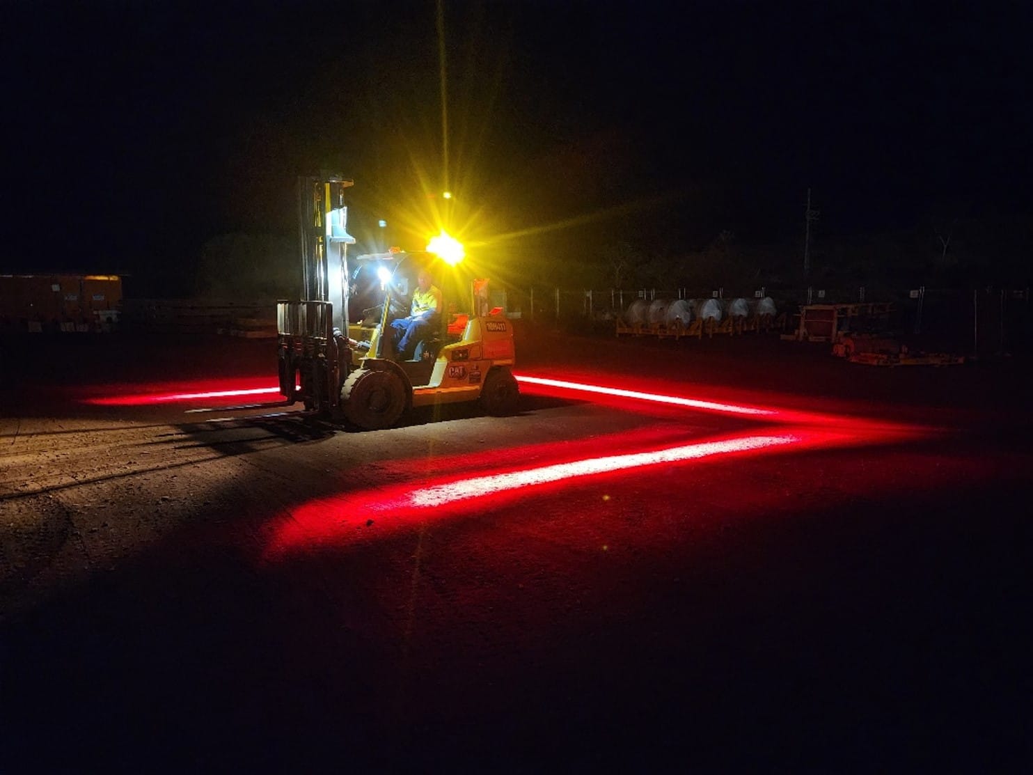 Safety Halo en operación nocturna