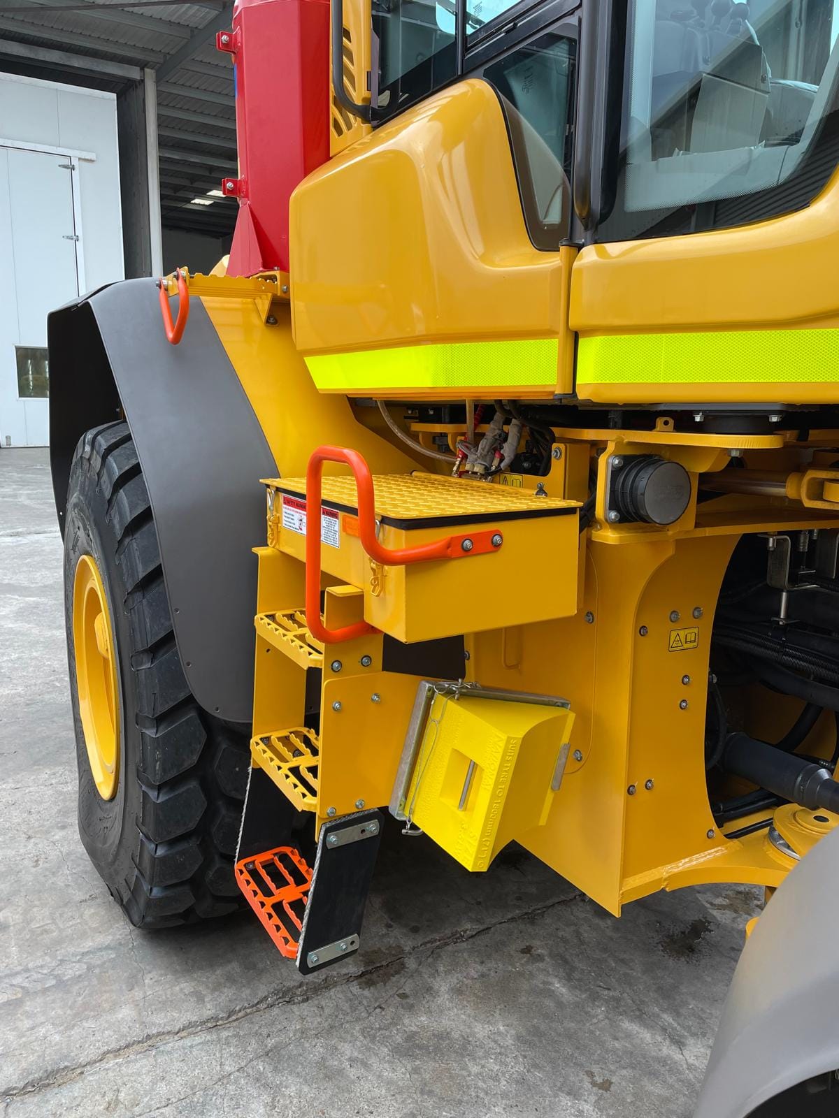 Wheel Chock en maquinaria