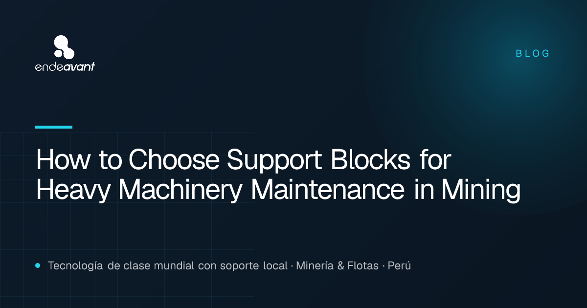 How to Choose Support Blocks for Heavy Machinery Maintenance in Mining ...